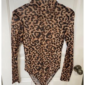 cheetah print body suit